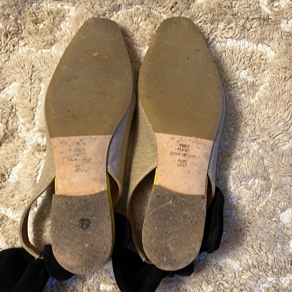 Carven shoes. Size 36. Silk, leather and suede composition - Picture 2 of 7